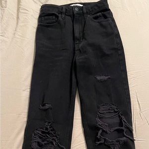 Size 23 Pacsun Wide Leg Black Jeans